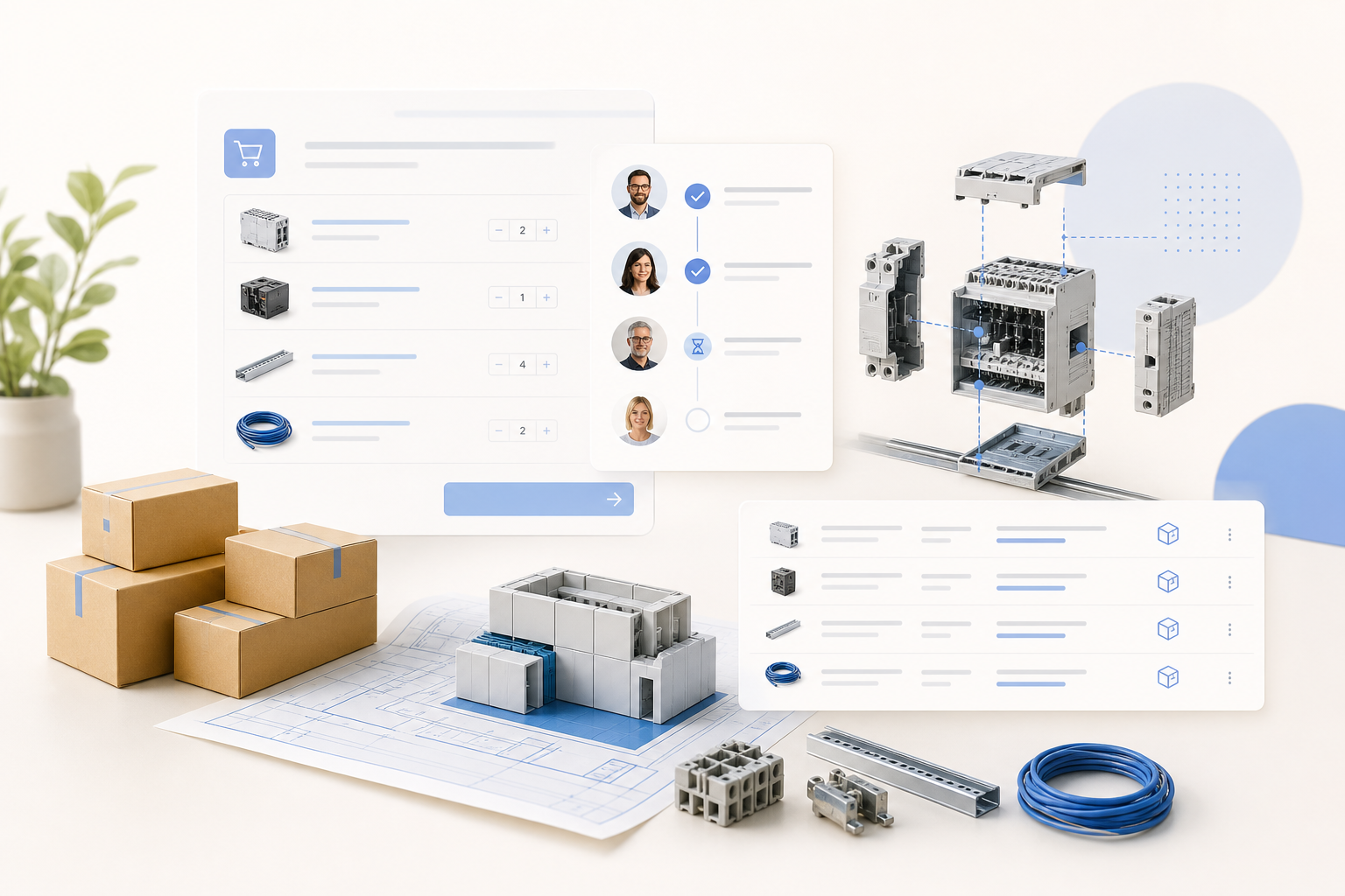 B2B-Shop für Projektgeschäft: Wann Angebotswarenkorb, LV-Import und Freigaben wichtiger werden als ein schneller Checkout