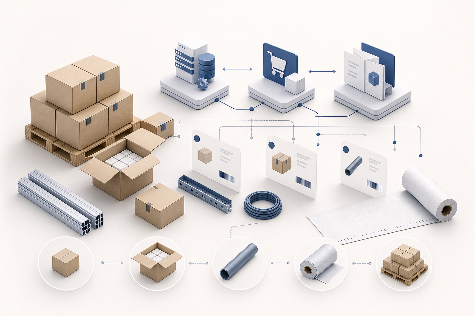 B2B-Shop mit Verpackungseinheiten und Mengenumrechnungen: Warum Stück, Karton und Palette nicht in ein Mengenfeld passen