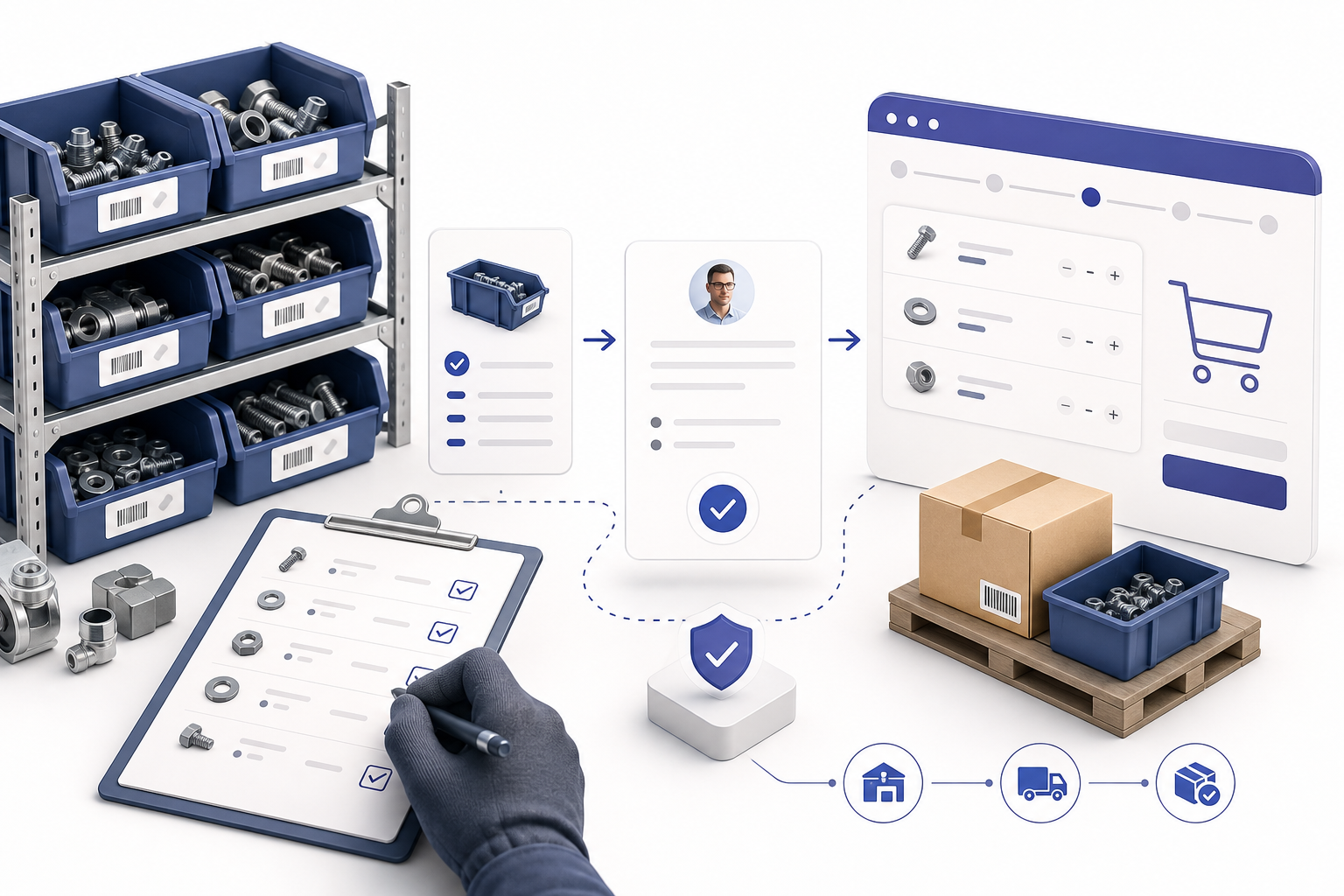 C-Teile-Beschaffung digitalisieren: Wie B2B-Shop, Freigaben und PunchOut den Innendienst entlasten