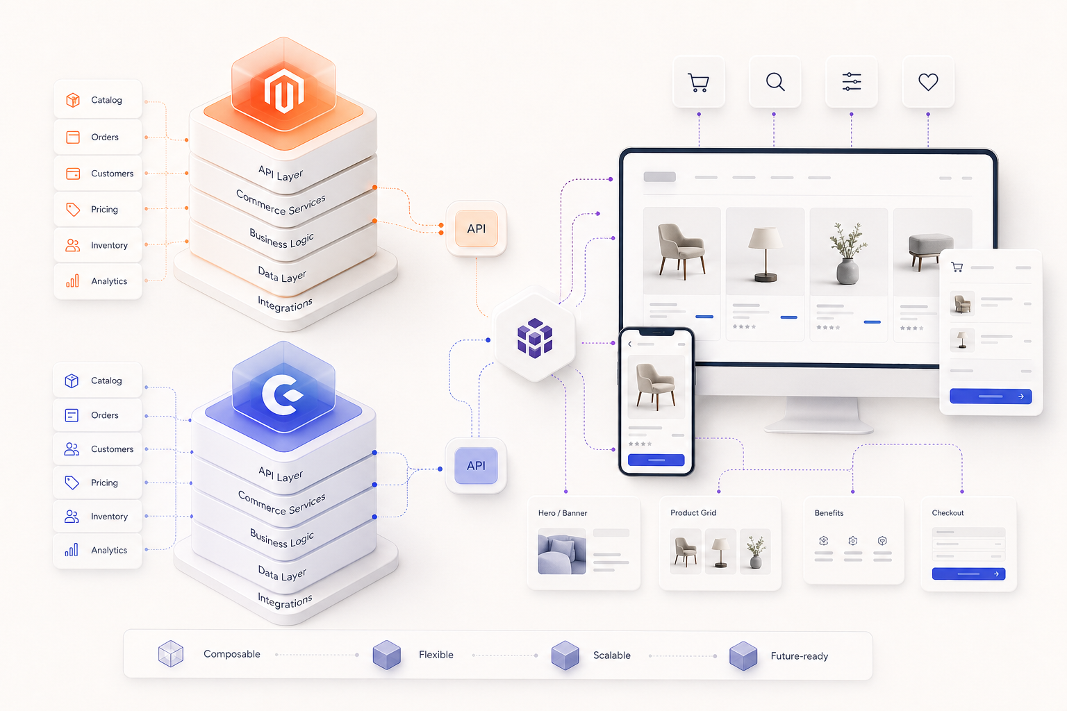 Headless Magento oder Shopware: Wann sich der technische Aufwand wirklich lohnt