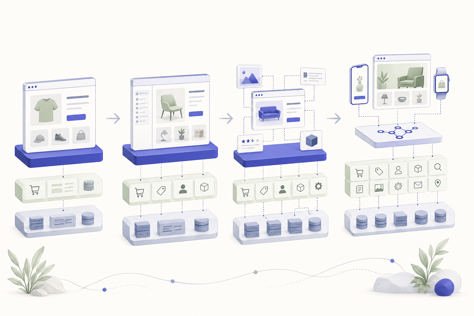 Von Shopify zu Headless: Was wir auf dem Weg über WooCommerce und Magento gelernt haben
