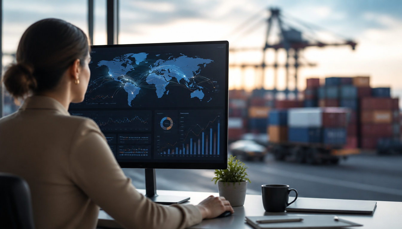 KI-Preisprognosen für internationale B2B-Versandkosten