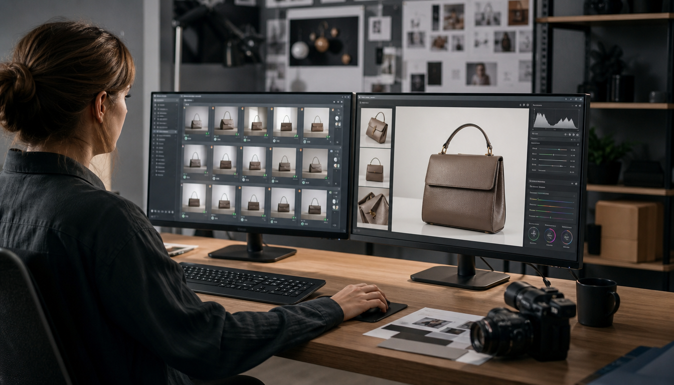 KI-Produktfoto-Workflows: Bildfreigabe und Multi-Channel-Optimierung