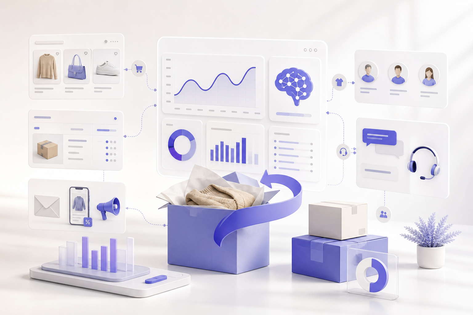 KI für Retourenanalysen im E-Commerce: Wie Produktdaten, Shop-Content und Kampagnen aus Rücksendungen lernen