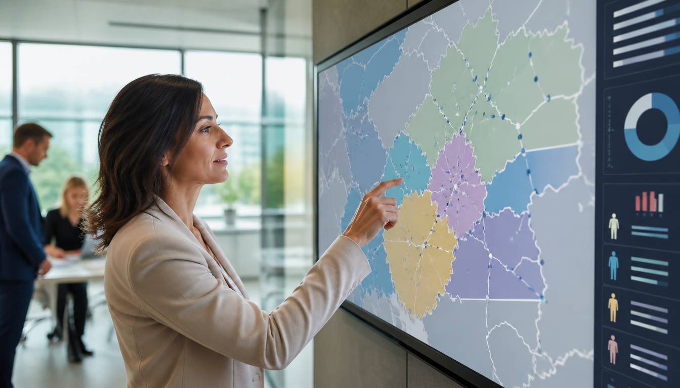 KI-Vertreterzuordnung: Automatische Territories im Hybrid Sales