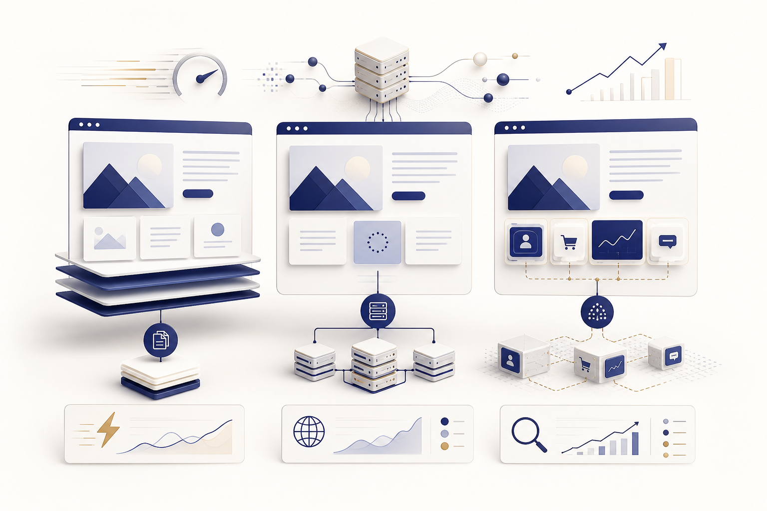 Rendering-Strategie für Unternehmenswebsites: Wann SSG, SSR oder Islands bei SEO, GEO und Performance die bessere Wahl sind