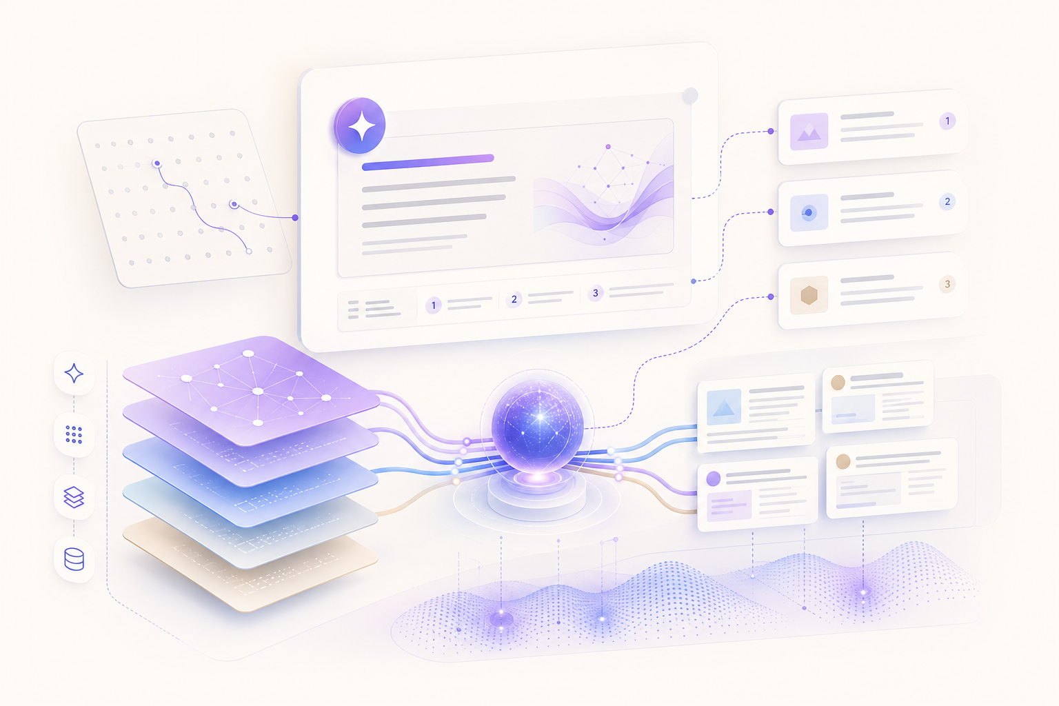 Generative Engine Optimization Headerbild für ChatGPT, Perplexity und AI Overviews
