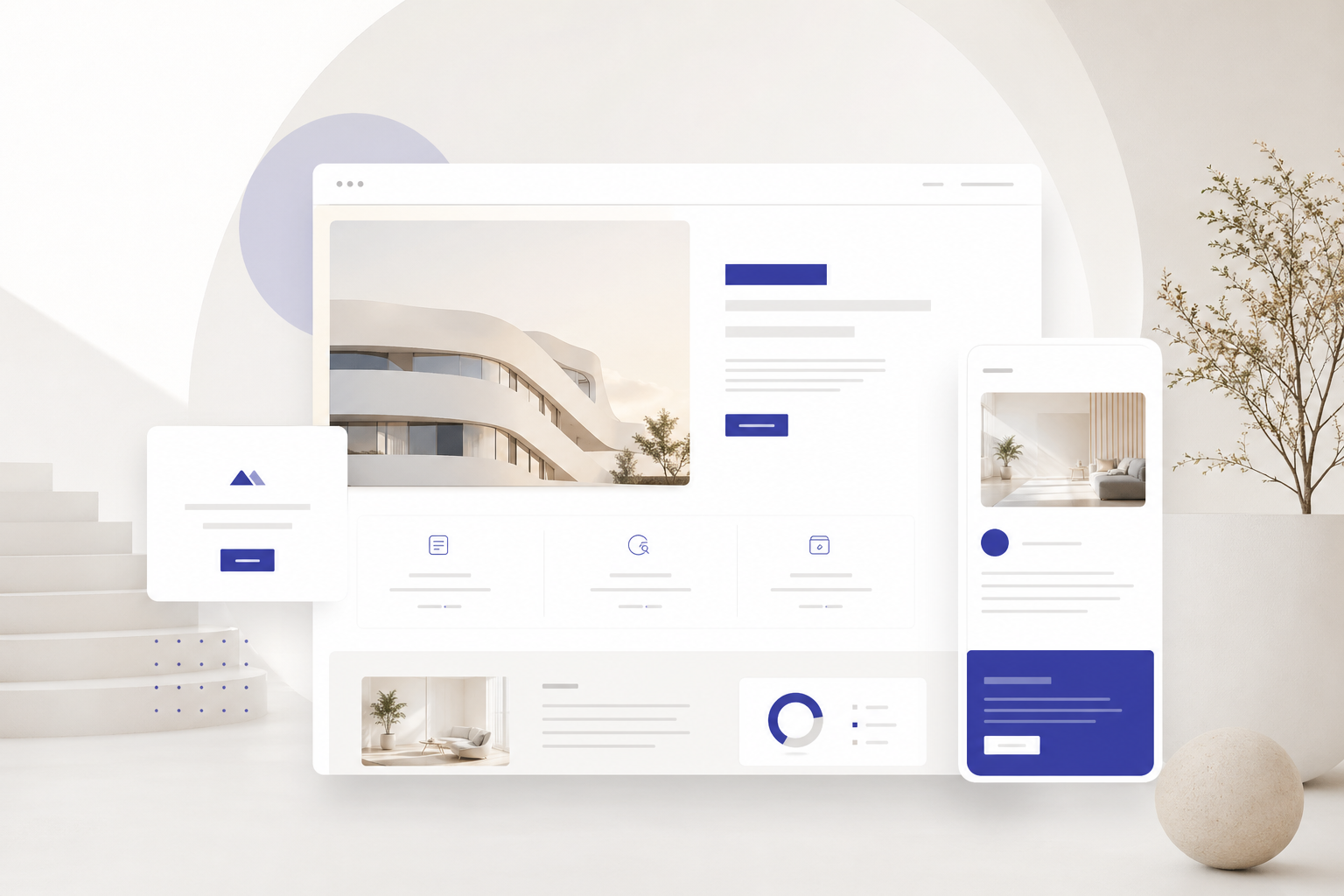 Website erstellen lassen Headerbild für schnelle Homepage und modernes Webdesign